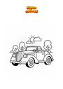 Coloriage Voiture ancienne
