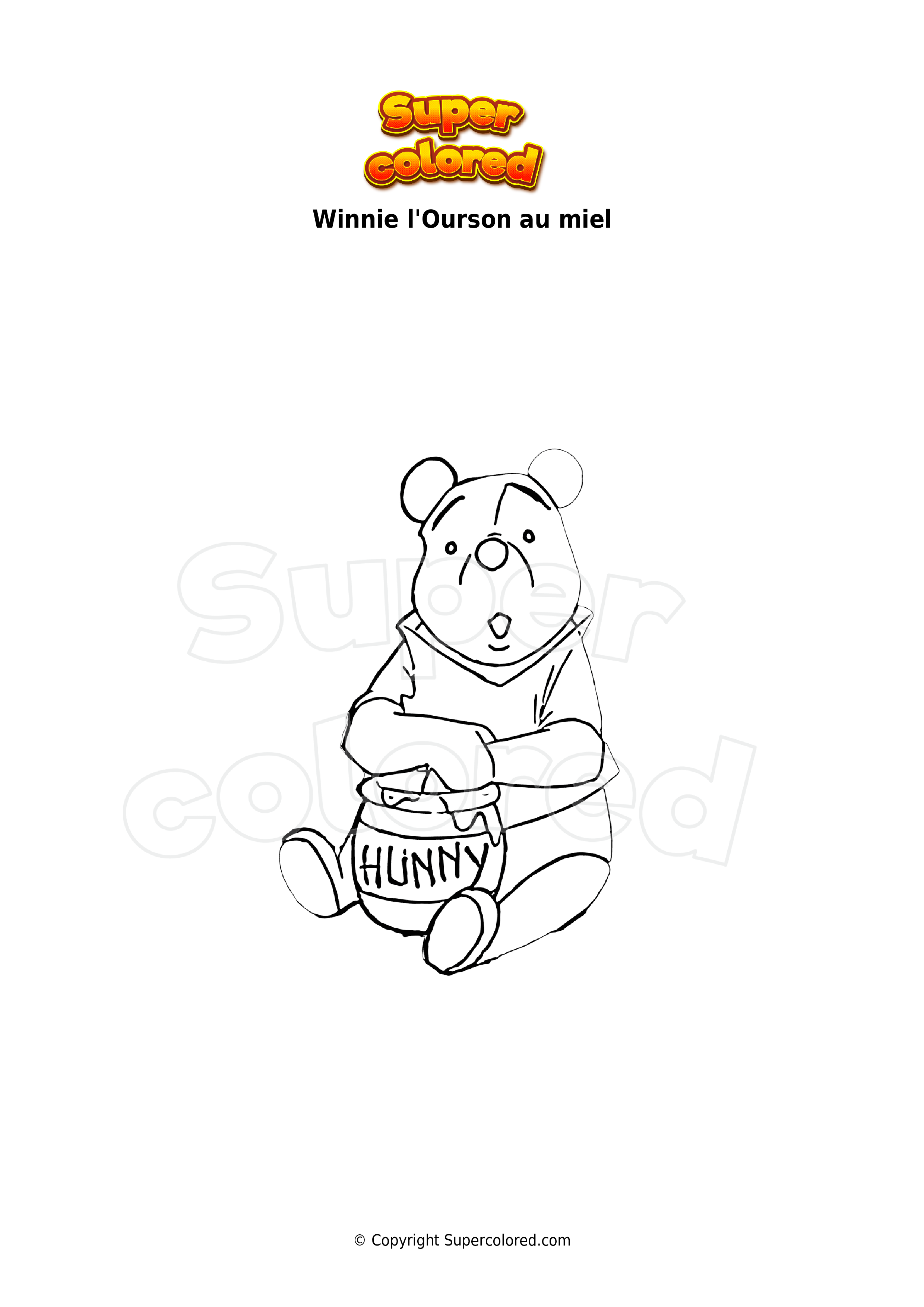 coloriage-winnie-l-ourson-au-miel-supercolored