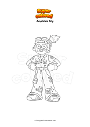 Coloring page Amphibia Ally