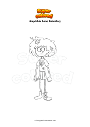 Coloring page Amphibia Anne Boonchuy
