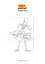 Coloring page Amphibia Barry