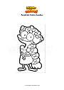 Coloring page Amphibia Felicia Sundew