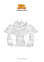 Coloring page Amphibia Frobo 2
