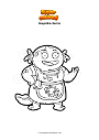 Coloring page Amphibia Gertie