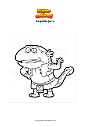 Coloring page Amphibia Jerry