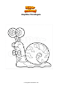 Coloring page Amphibia MicroAngelo