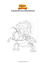 Coloring page Amphibia Mind Controlling Mushroom