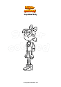 Coloring page Amphibia Molly