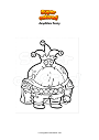 Coloring page Amphibia Percy