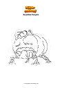 Coloring page Amphibia Pumpkin