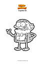 Coloring page Amphibia Sal