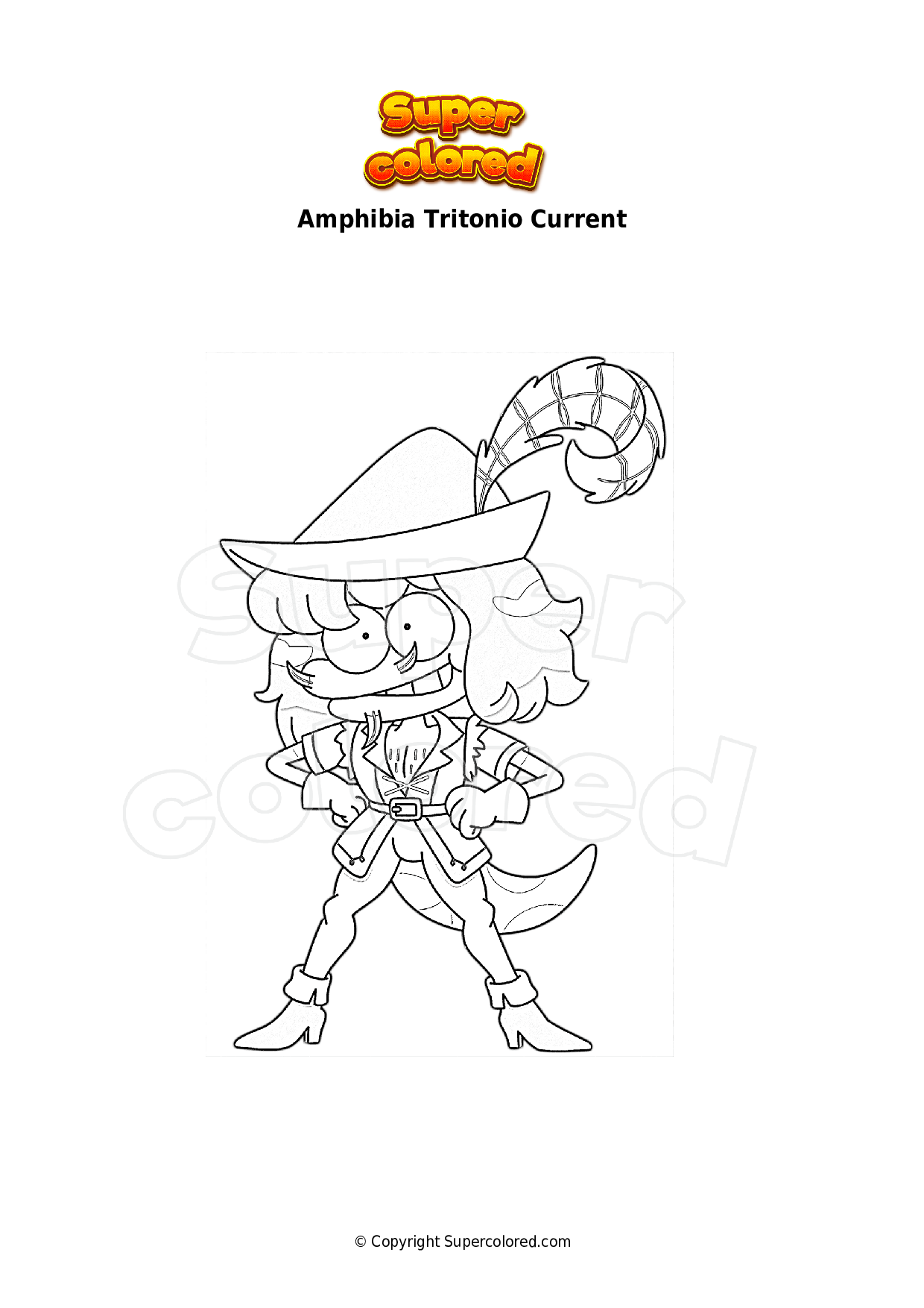 coloring-page-amphibia-tritonio-current-supercolored