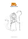 Coloring page Amphibia Valeriana