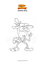 Coloring page Amphibia Wally