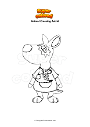 Coloring page Animal Crossing Astrid
