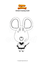 Coloring page Animal Crossing Candi