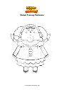 Coloring page Animal Crossing Cashmere