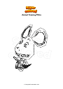 Coloring page Animal Crossing Chico