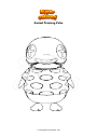 Coloring page Animal Crossing Cube