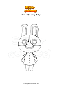 Coloring page Animal Crossing Dotty