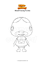Coloring page Animal Crossing Freckles