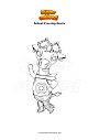 Coloring page Animal Crossing Gracie