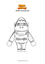 Coloring page Animal Crossing Louie