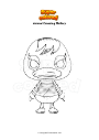 Coloring page Animal Crossing Mallary