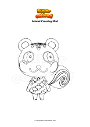 Coloring page Animal Crossing Mint