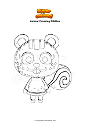 Coloring page Animal Crossing Nibbles