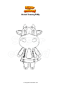 Coloring page Animal Crossing Patty