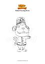 Coloring page Animal Crossing Porter