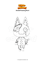 Coloring page Animal Crossing Purrl