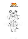 Coloring page Animal Crossing Rolf