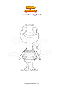 Coloring page Animal Crossing Sandy