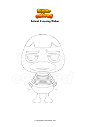 Coloring page Animal Crossing Weber