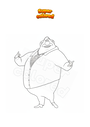 Coloring page Bad Mexican in Despicable Me