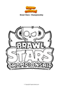 Coloring page Brawl Stars  Championship