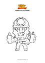 Coloring page Brawl Stars  Dynamike