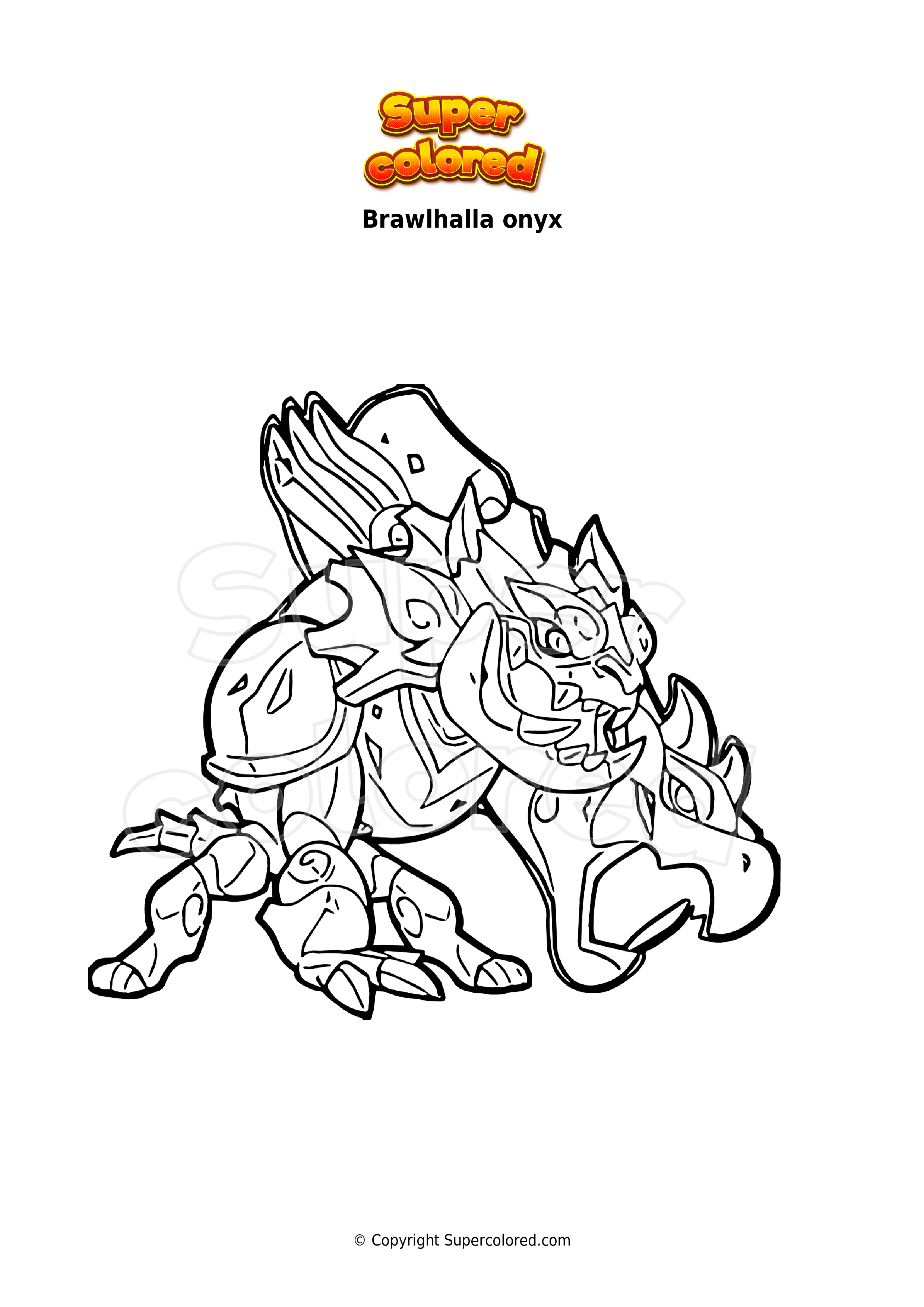 Onix Coloring Page - ColoringAll