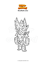Coloring page Brawlhalla orion