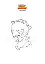 Coloring page Pokemon Capsakid