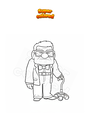Coloring page Carl Fredricksen in UP