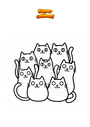 Coloring page Cats collection