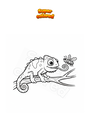 Coloring page Chameleon