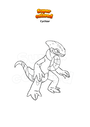 Coloring page Pokemon Cyclizar