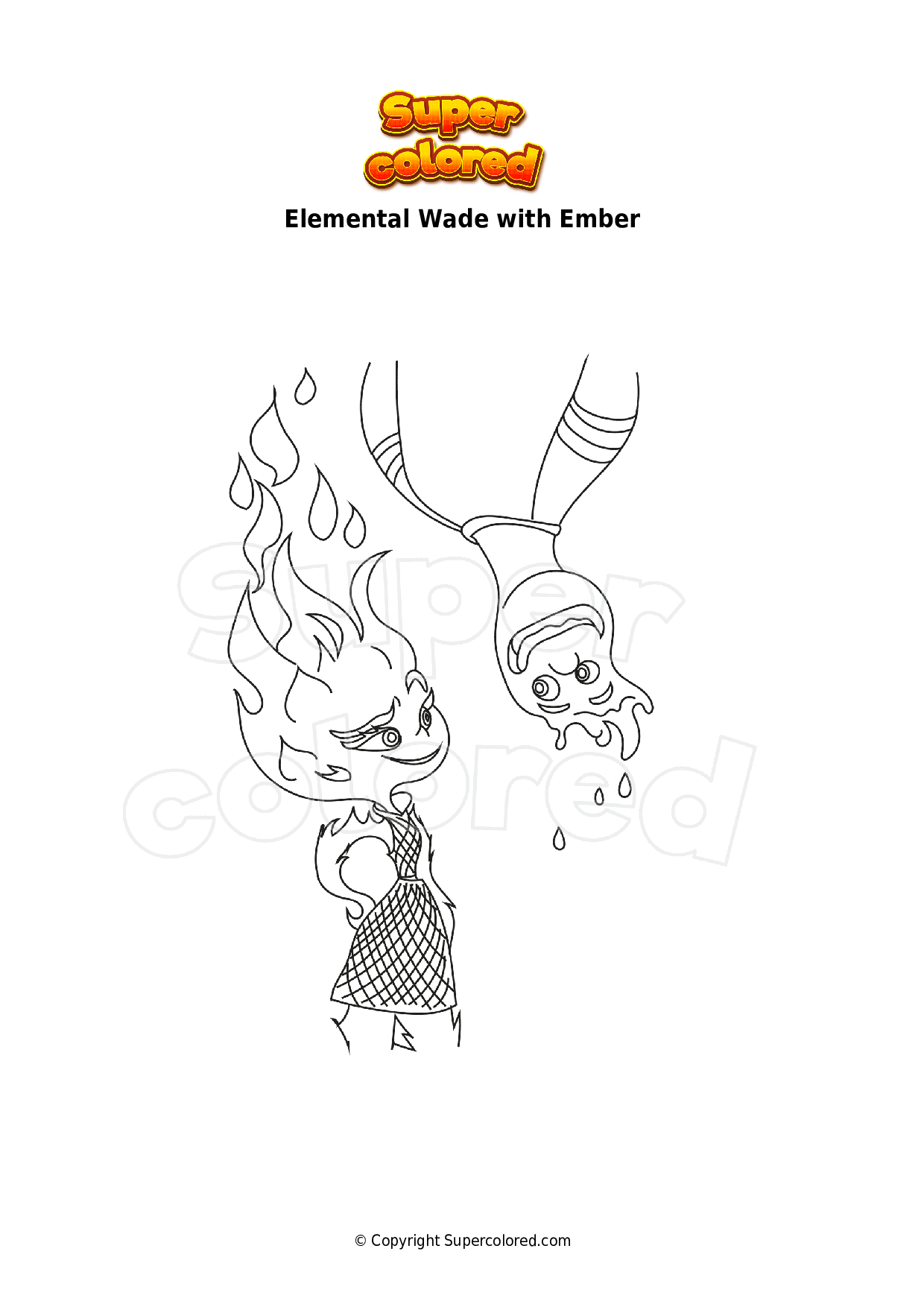 coloring elemental pages