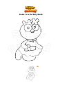 Coloring page Elodie Lu & the Bally Bunch