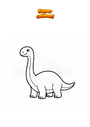 Coloring page Europasaurus