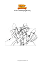Coloring page Fairies in Sleeping Beauty